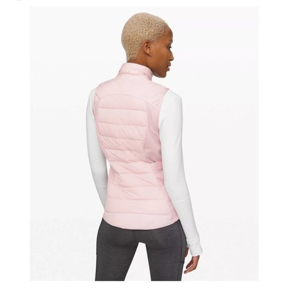Lululemon Down For It All Vest Porcelain Pink Women’s Size 6 - Picture 7 of 9